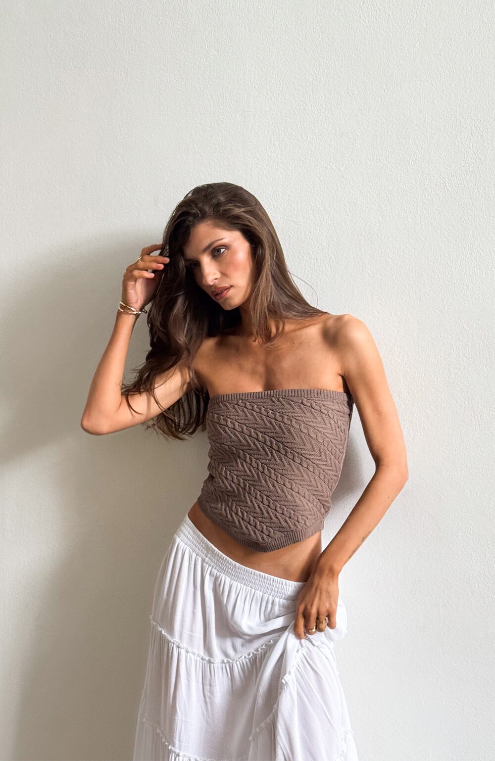 Strapless tejido Bari