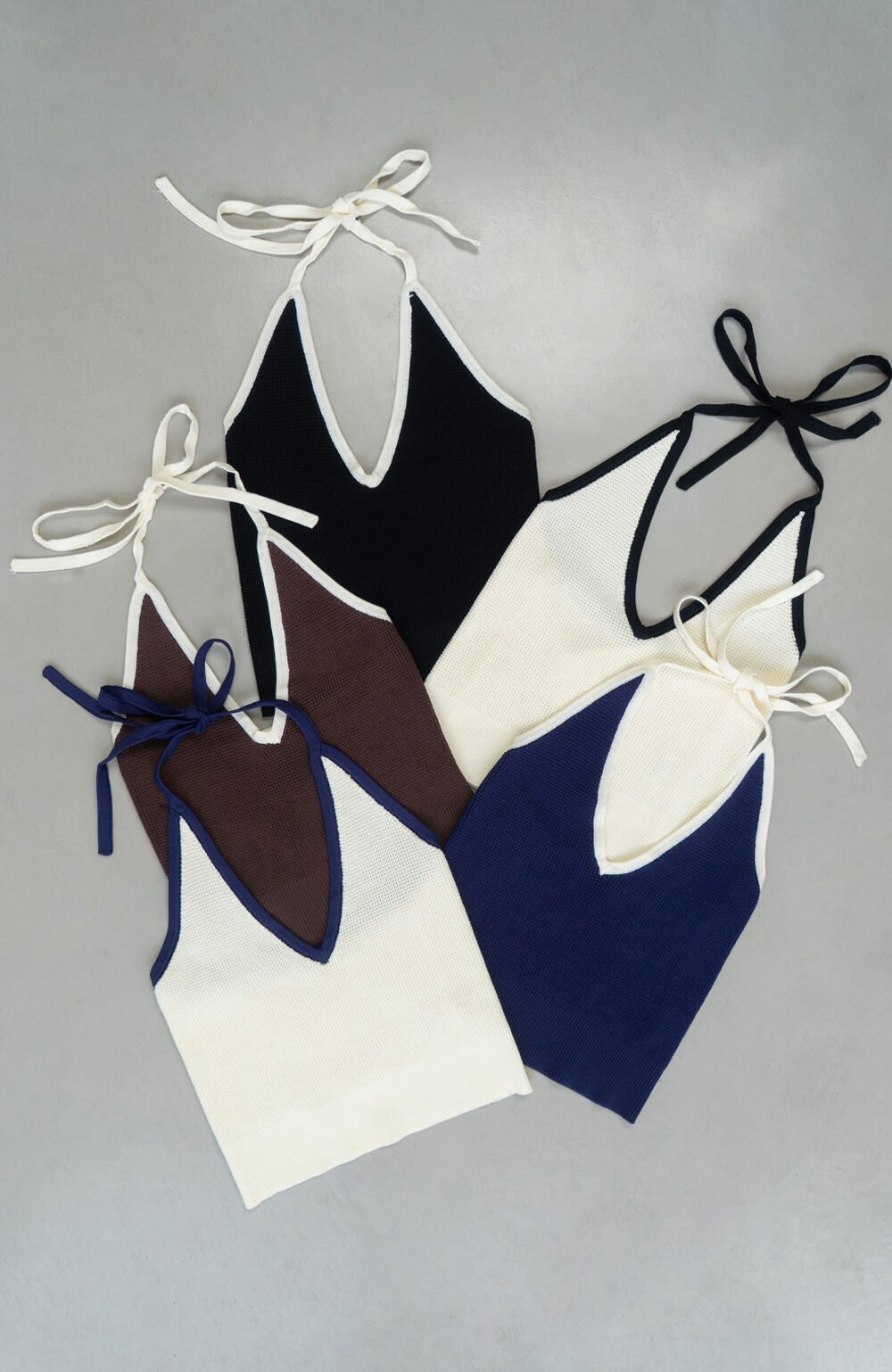 Top combinado tejido Niza