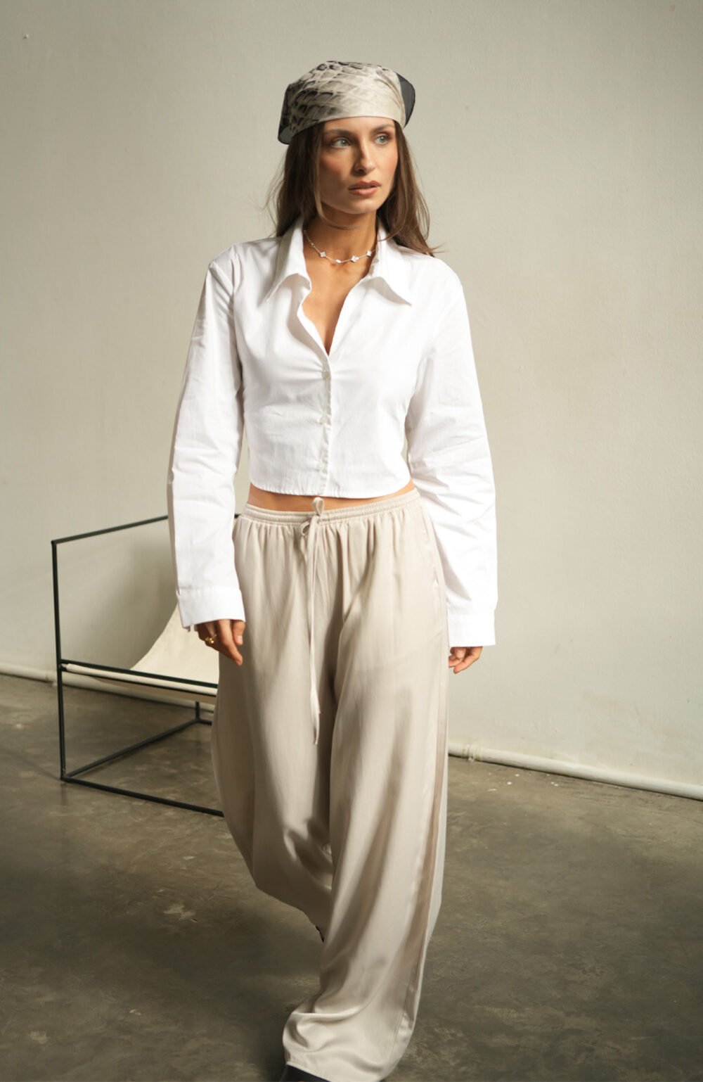 Pantalon saten Saint Tropez