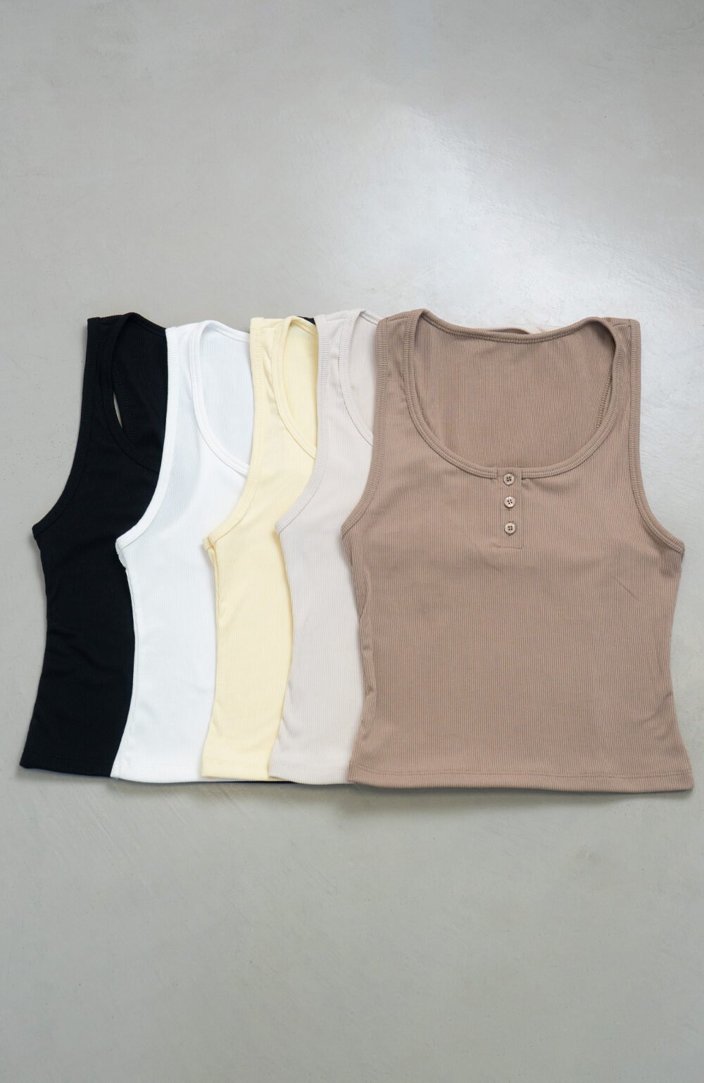 Musculosa Lia botón tao