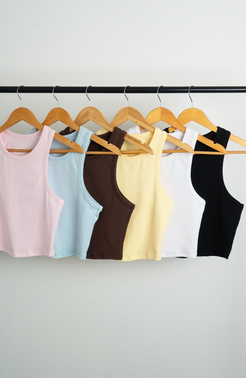 Musculosa crop ribb
