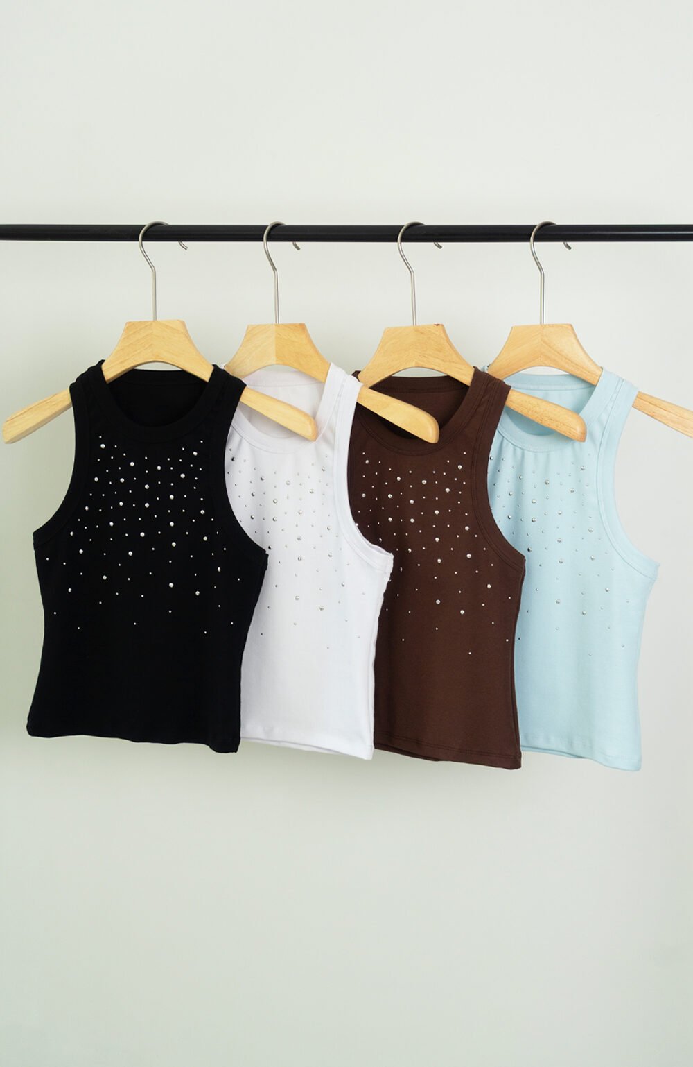 Musculosa degradé Sky ribb