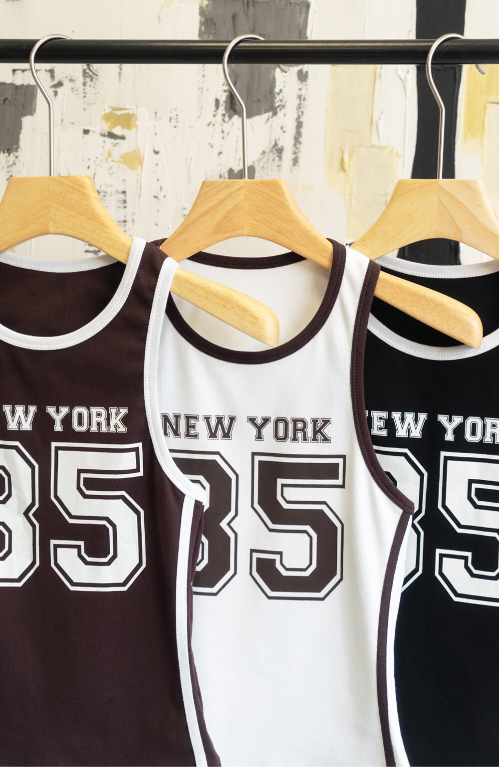 Musculosa NYC85 ribb