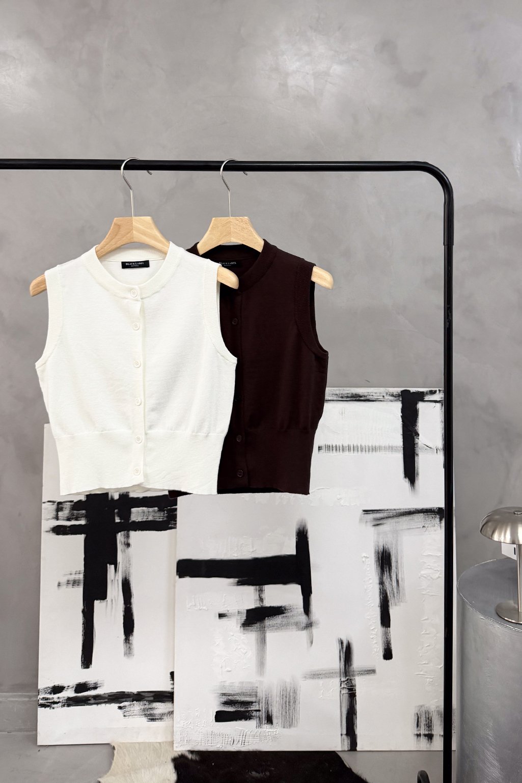 Chaleco tejido c/botones Kendall