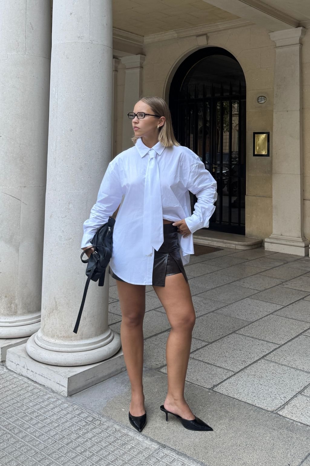 Camisa over c/corbata Office - Imagen 7