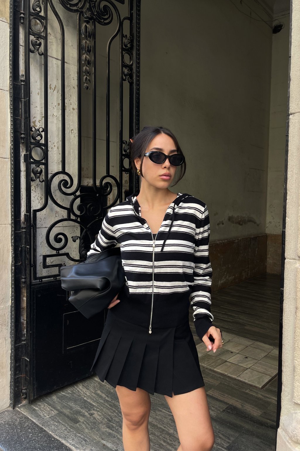 Campera tejida rayada - Imagen 3