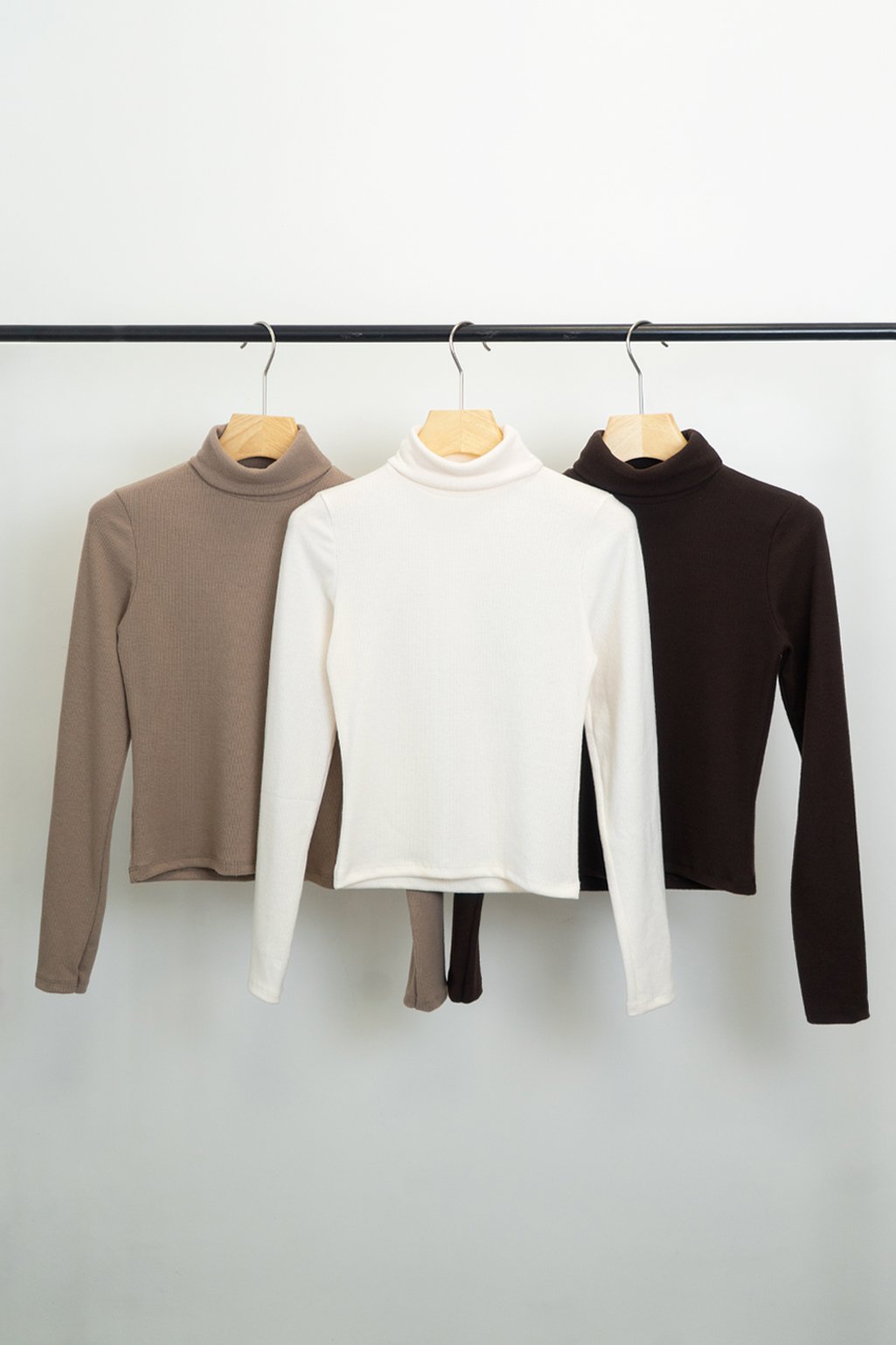 Polera alta carpenter ribb