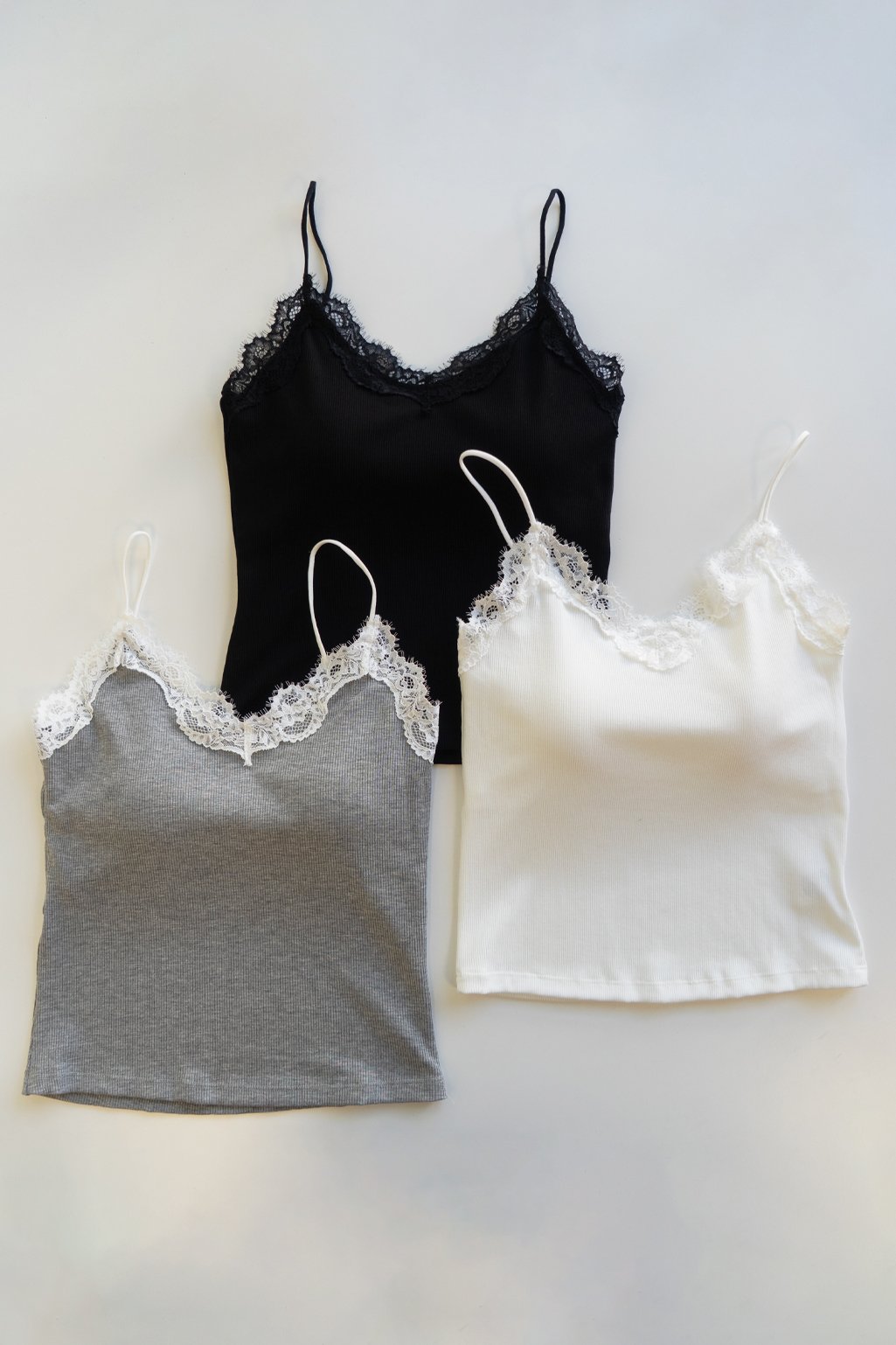 Musculosa push-up encaje