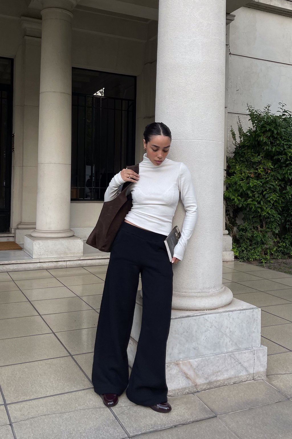 Pantalón cintura friza