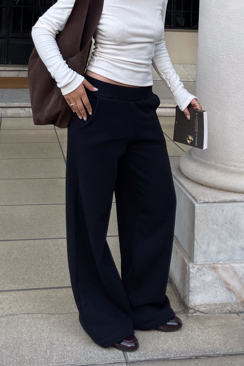 Alternative view of Pantalón cintura friza