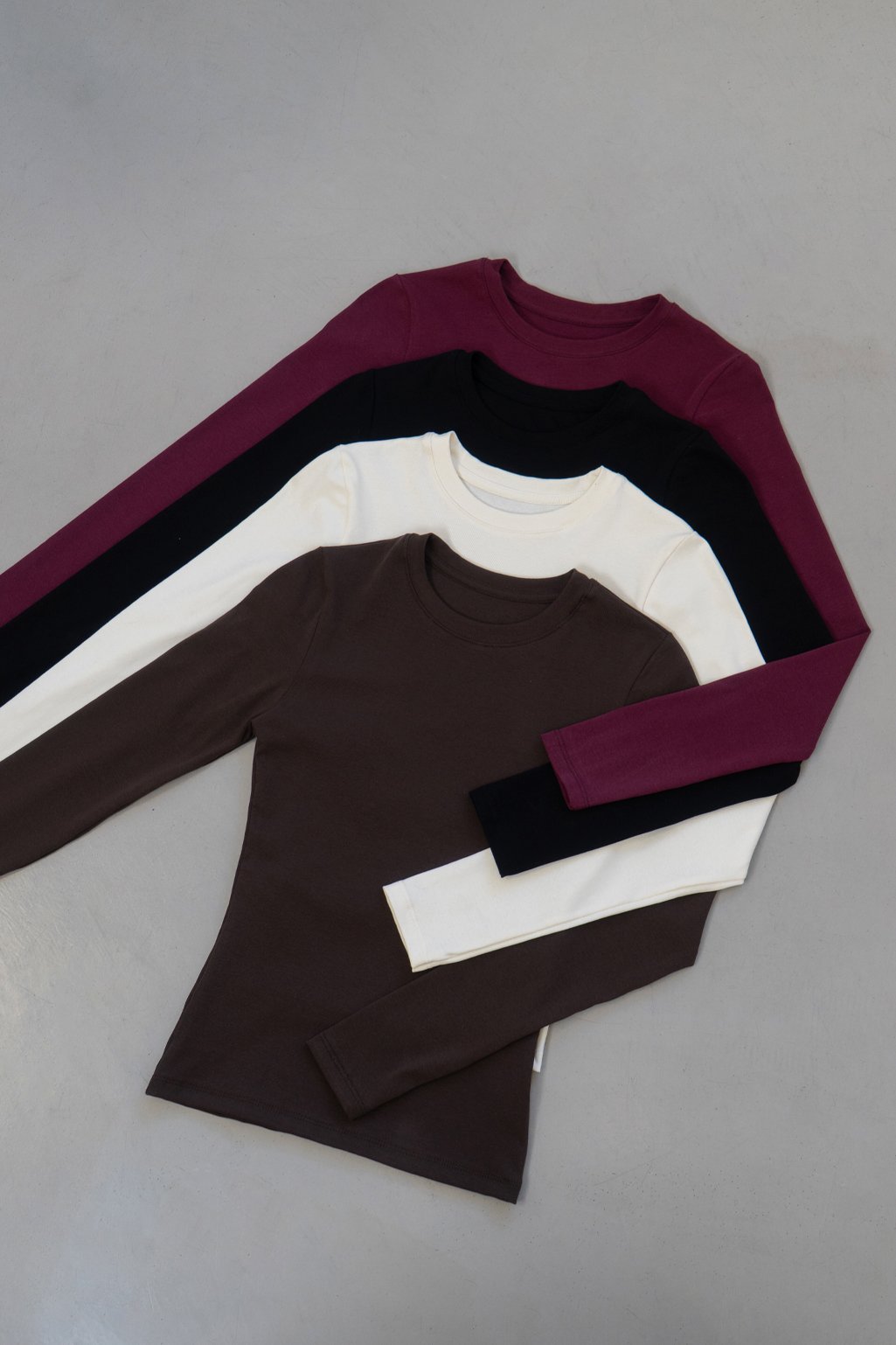 Remera m/larga básica ribb