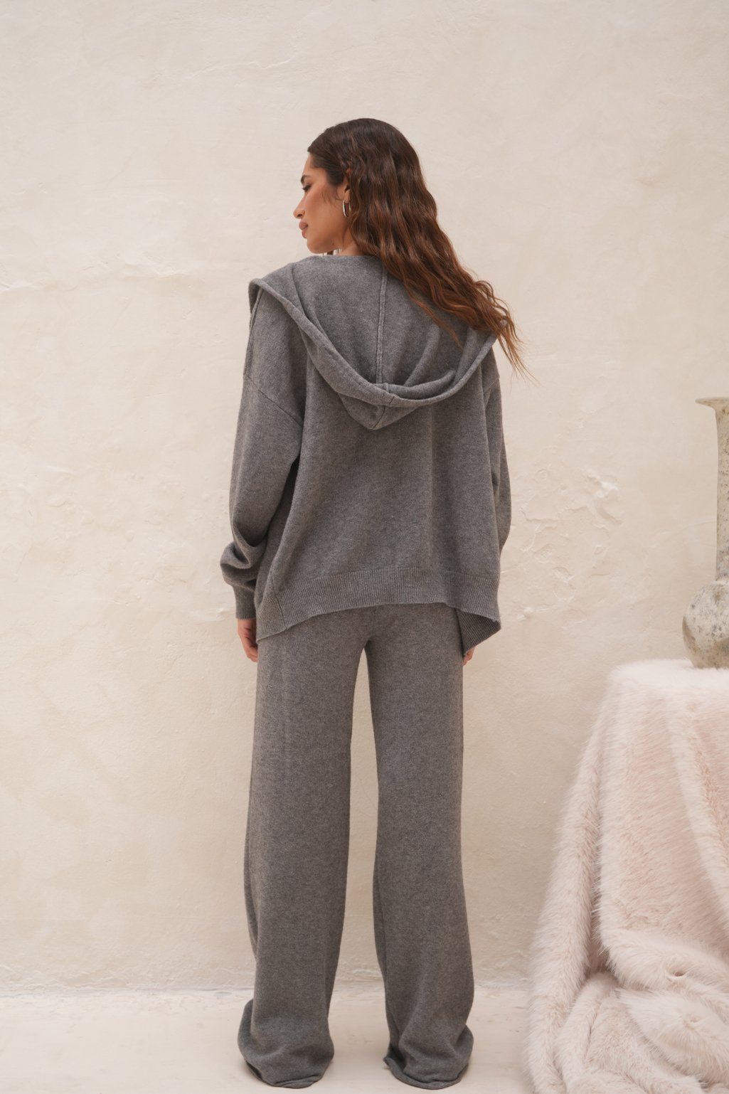 Campera larga tejida Cozy - Imagen 4