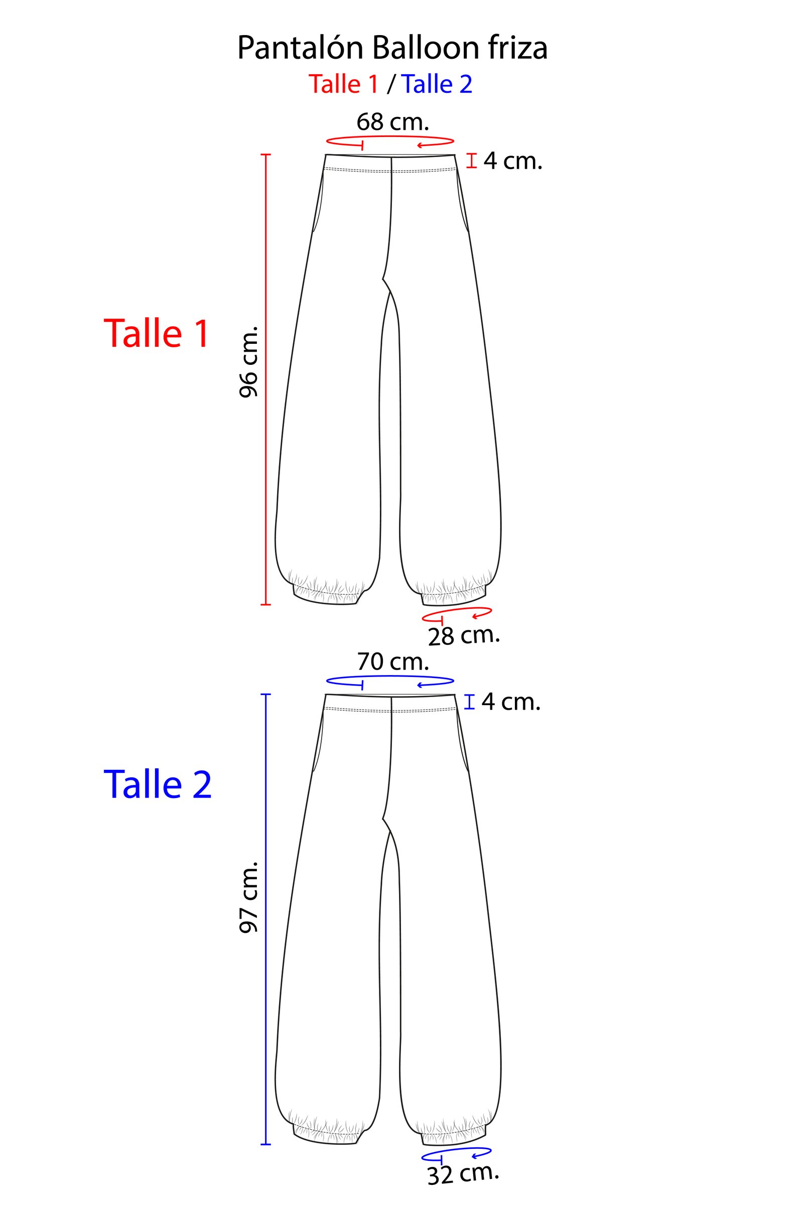 Pantalón Balloon friza - Image 9