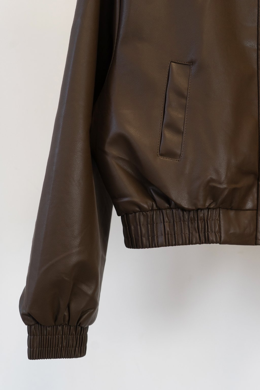 Campera de cuero c/botón Jane - Imagen 6