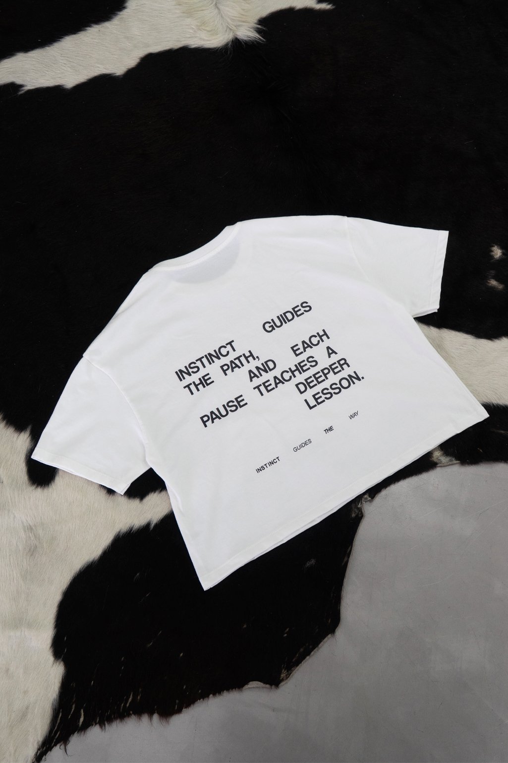 Remera boxy Instinct jersey