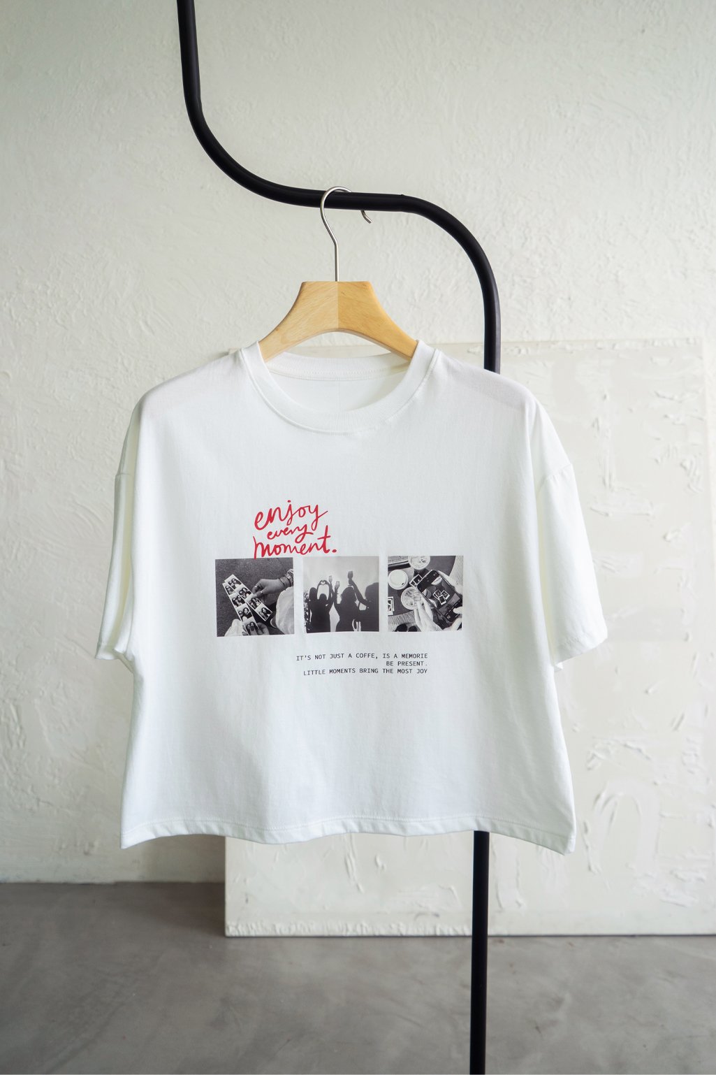 Remera boxy Enjoy jersey