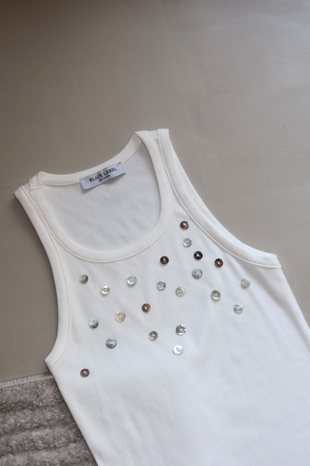 Musculosa morley botones DELFINA
