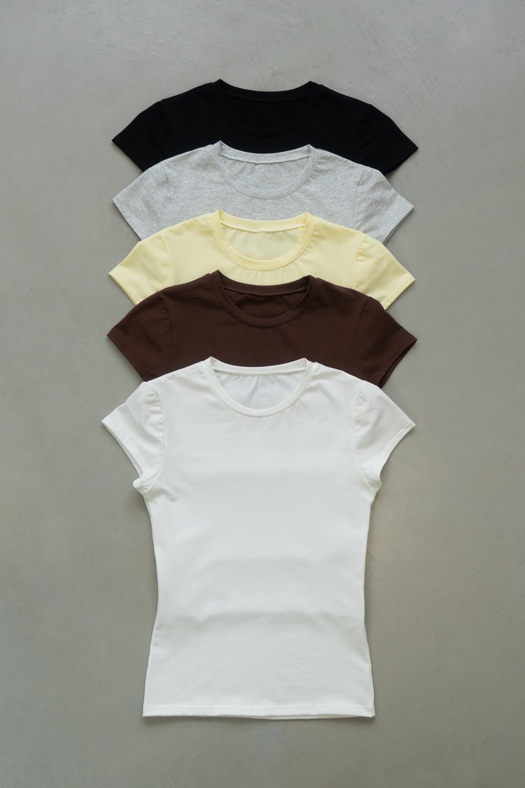 Remera m/corta basic Cotton