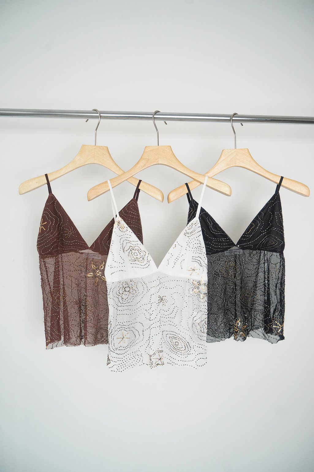 Alternative view of Blusa gasa mostacillas EMMA
