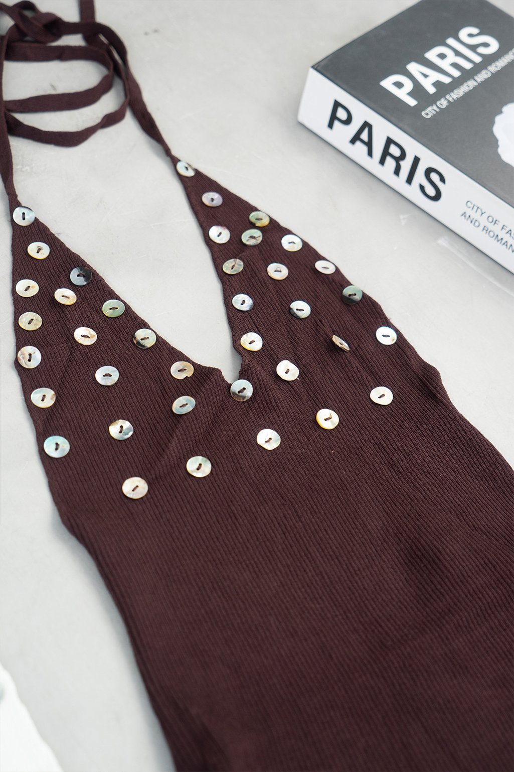 Alternative view of Vestido tejido botones BLOOM