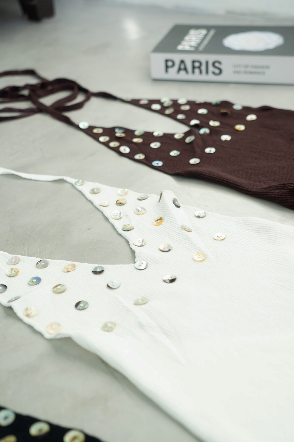 Vestido tejido botones BLOOM - Imagen 4