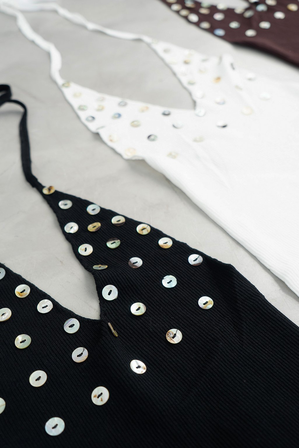 Vestido tejido botones BLOOM - Imagen 5