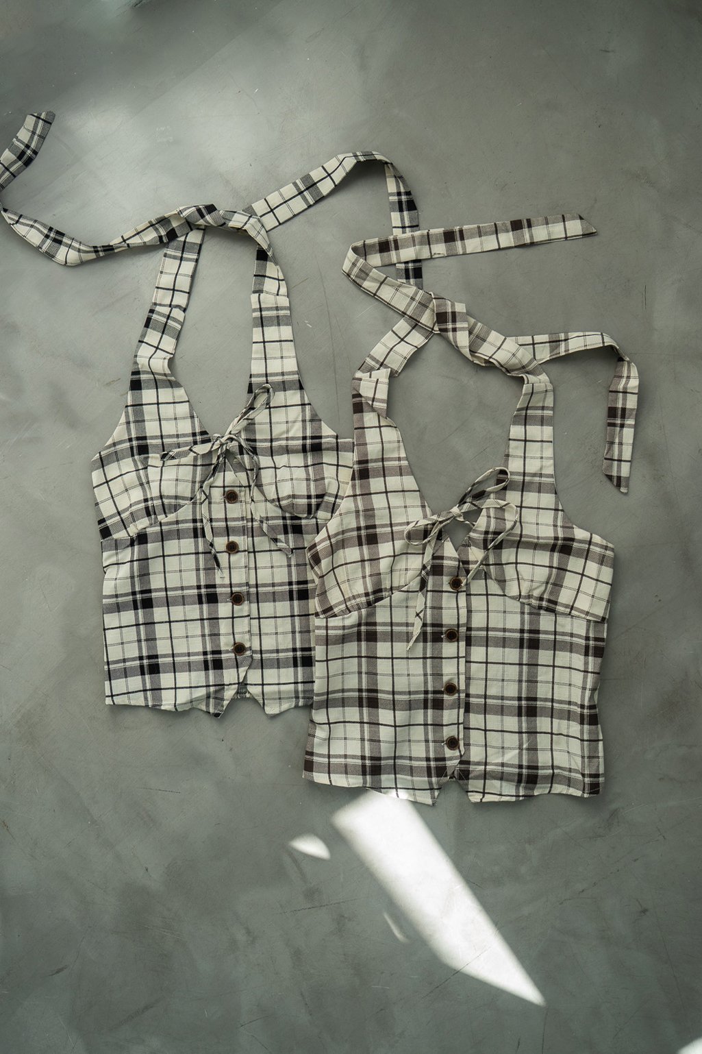Top halter cuadrille ANNIE