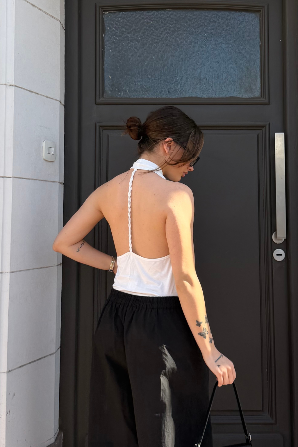 Top trenza atras Aqua