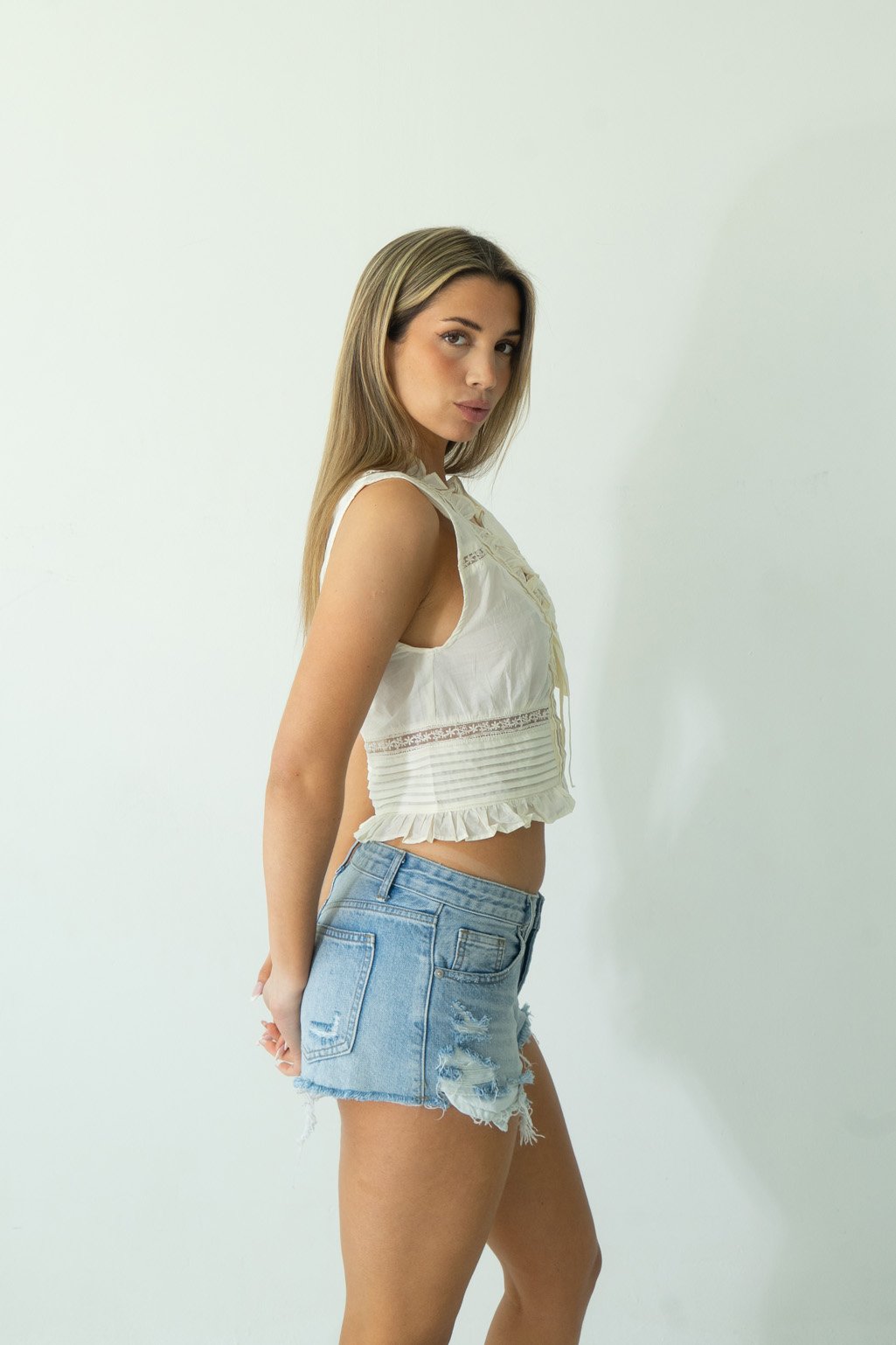 Alternative view of Musculosa boho ELEONORA
