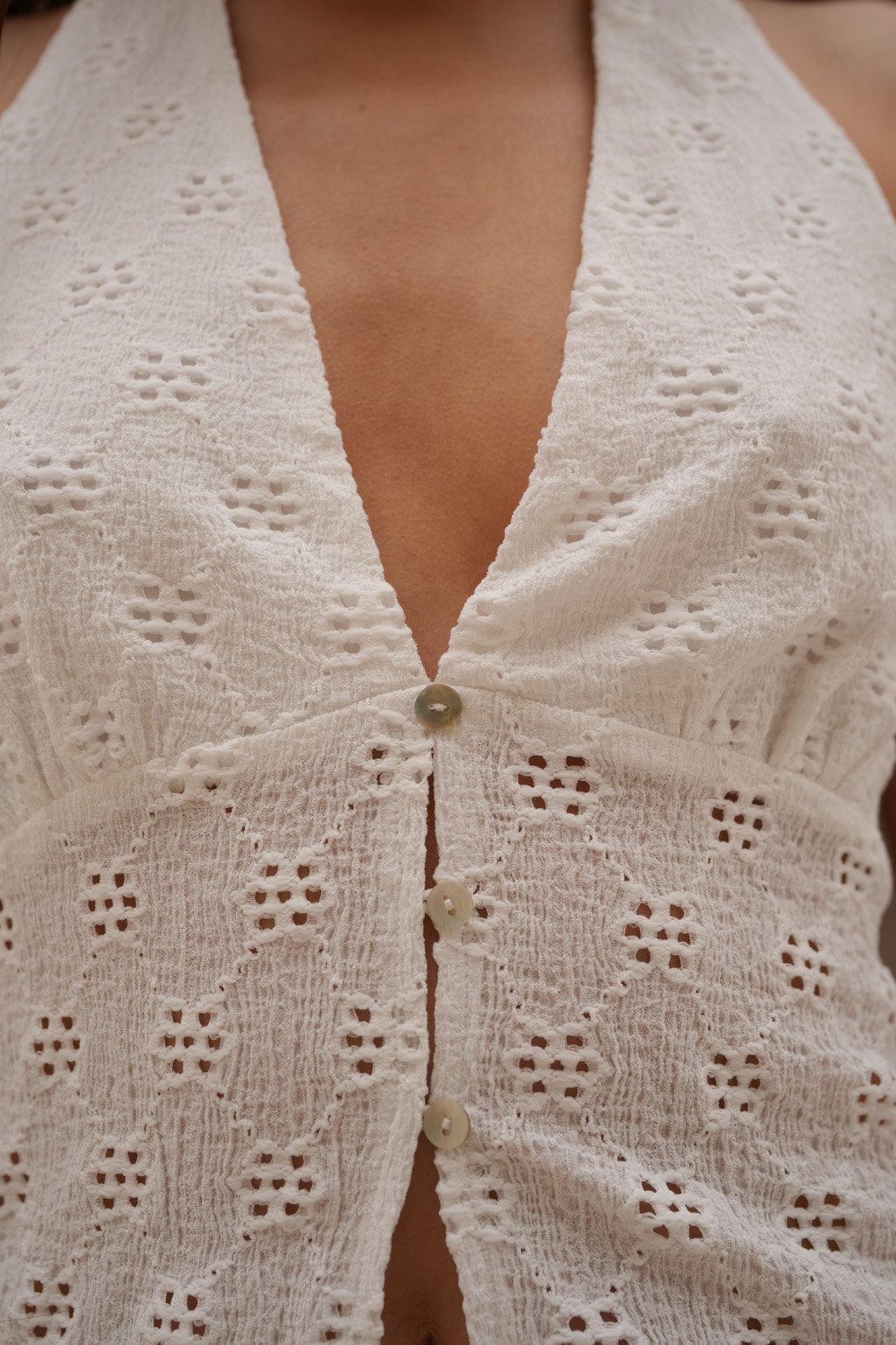 Halter broderie AMPARO - Imagen 3