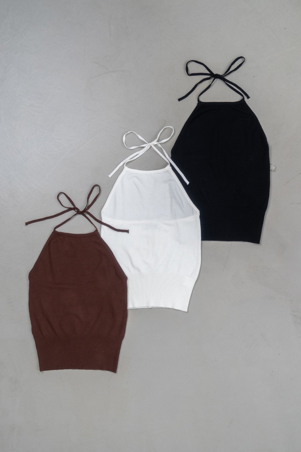 Top tejido halter ISABELLA