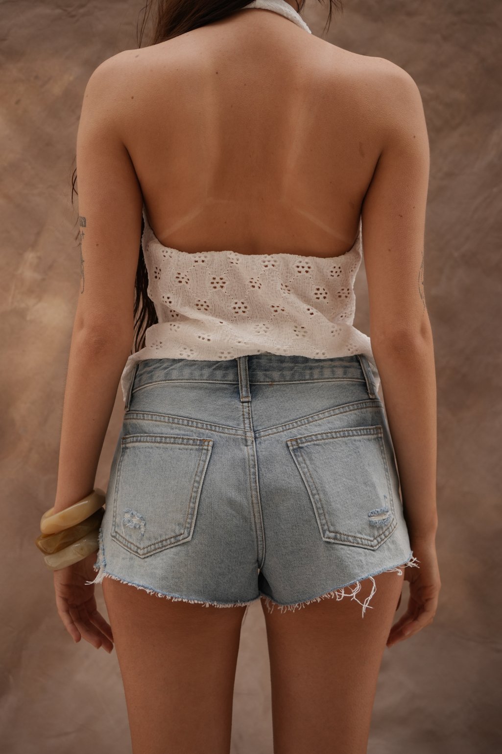 Alternative view of Short jean roto HILARY
